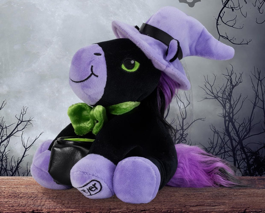 Drusilla | 2026 Halloween Plush with a spooky background