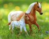 Effortless Grace Horse & Foal Set in grass