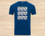 Breyer T-Shirt Expressions of No. 57; blue with 9 identical images all with a different description
