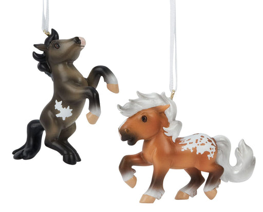 Fireheart & Mauvelous | 2026 Mini Ornament Set - both models facing opposite directions