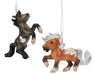 Fireheart & Mauvelous | 2026 Mini Ornament Set - both models facing opposite directions