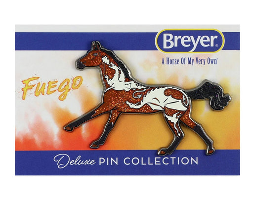 Fuego 2026 Halloween Horse Pin on backer packaging