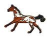 Fuego 2026 Halloween Horse Pin on white background