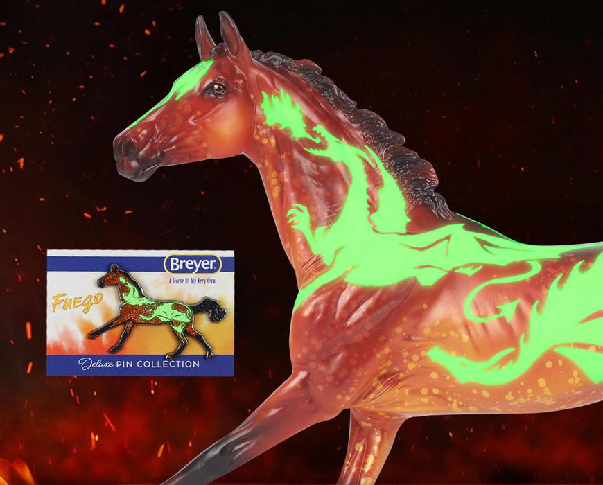 Fuego Halloween Horse | Model and Pin Bundle - glowing