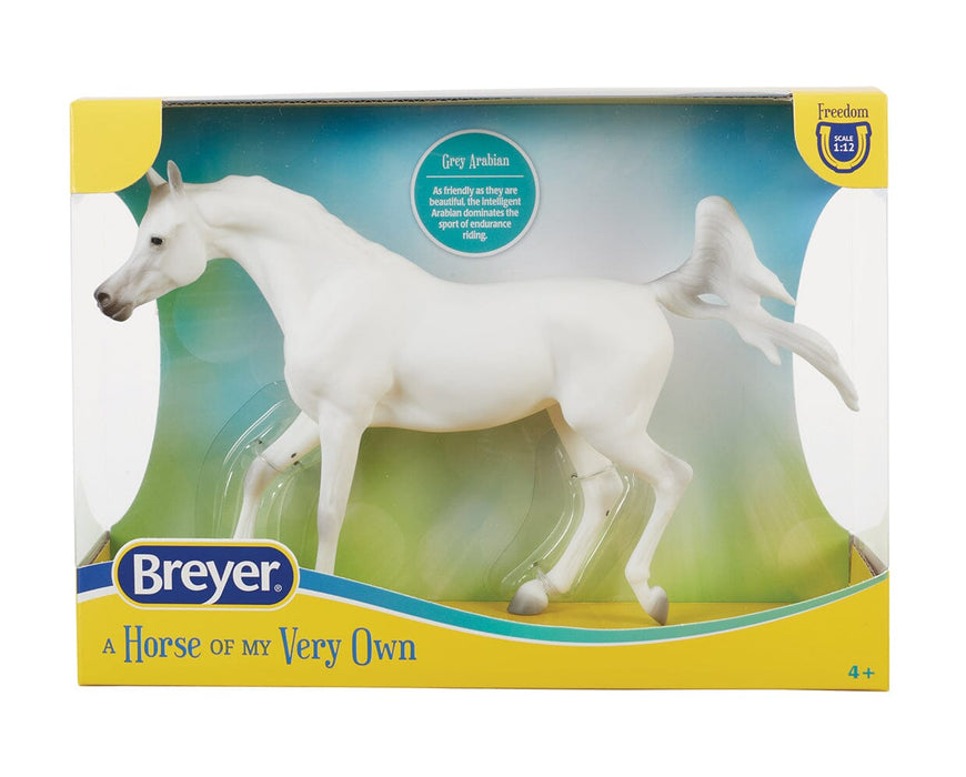 Grey Arabian in packaging
