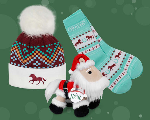 Holiday Gift Value Bundle - featuring Nick plush, socks and hat