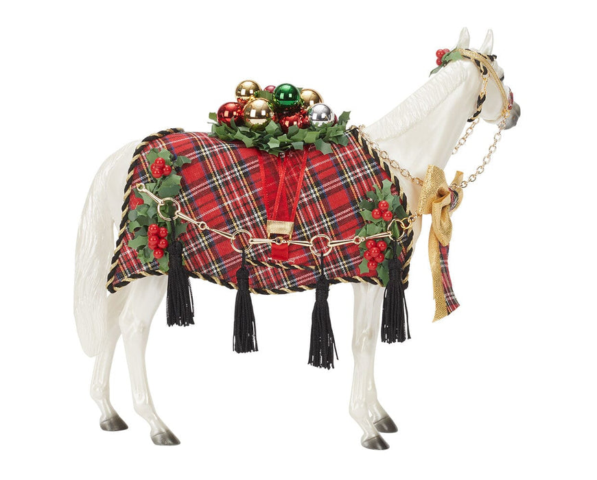 Holiday Homecoming | 2026 Holiday Horse - facing right on a white background