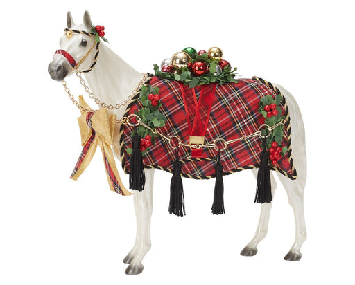 Holiday Homecoming | 2026 Holiday Horse - facing left on a white background