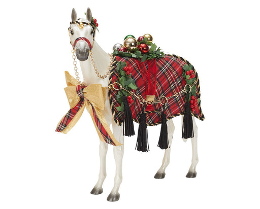 Holiday Homecoming | 2026 Holiday Horse - facing left on a white background
