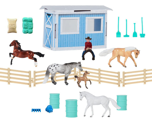 Horse Camp | 2026 Breyer Advent Calendar - pieces on a white background
