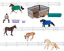 Horse Camp | 2026 Breyer Advent Calendar - pieces on a white background