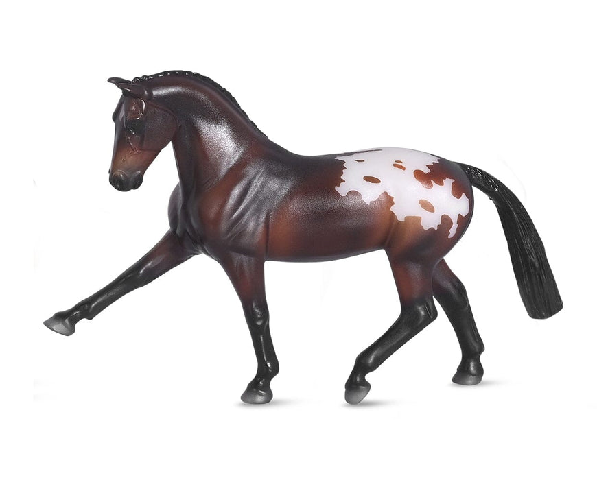 Horse Foal Surprise | Peaceful Gardens - Appaloosa on white background