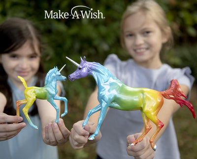 Two Girls with Love & Hope with Make-A-Wish Logo