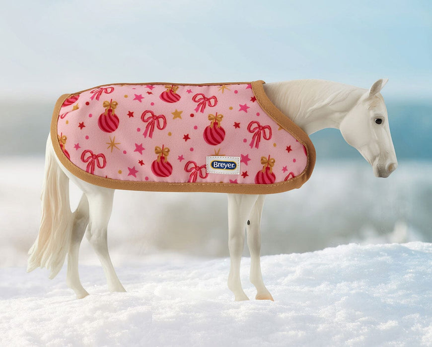 Marley | 2026 Pony for Christmas wearing blanket in a snowy setting
