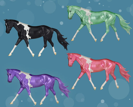 Merry Dancer – the 2025 Holiday Surprise – all 4 variations shown on a blue background