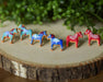 Mini Dala Horse Earrings Workshop project