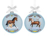 Morgan & Friends | 2025 Artist Signature Ornament on white background