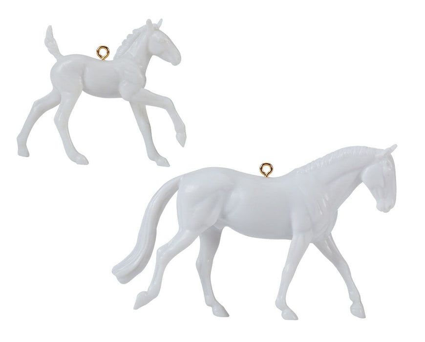 Paint Your Own Horse | 2026 Ornament Craft Kit - a unfinished models on a white background