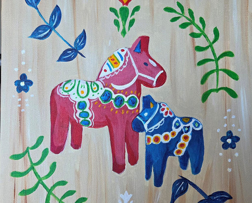 Painting on Canvas for Kids Workshop project