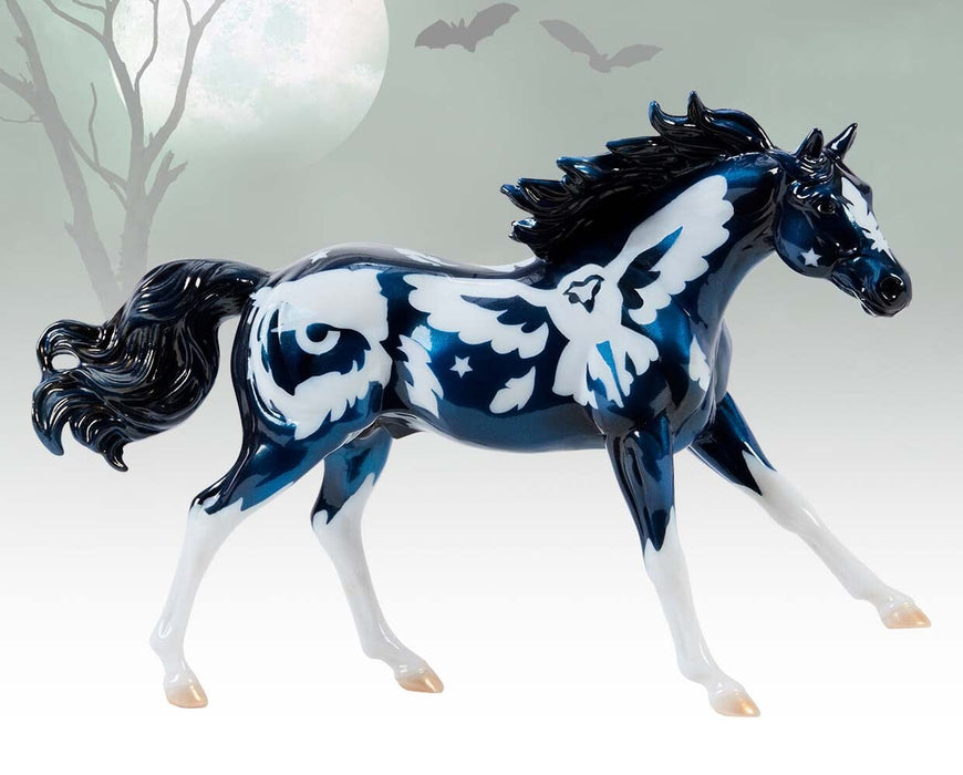 Screech | 2025 Freedom Series Halloween Horse - not glowing, facing right