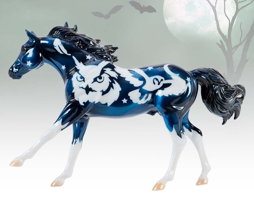 Screech | 2025 Freedom Series Halloween Horse - not glowing, facing left