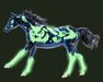Screech | 2025 Freedom Series Halloween Horse - glowing, facing left