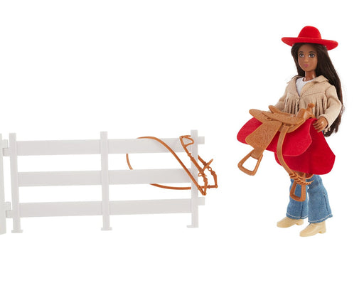 Sylvia | Western Rider & Tack with a fence on a white backgound