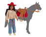 Sylvia | Western Rider & Tack on white background