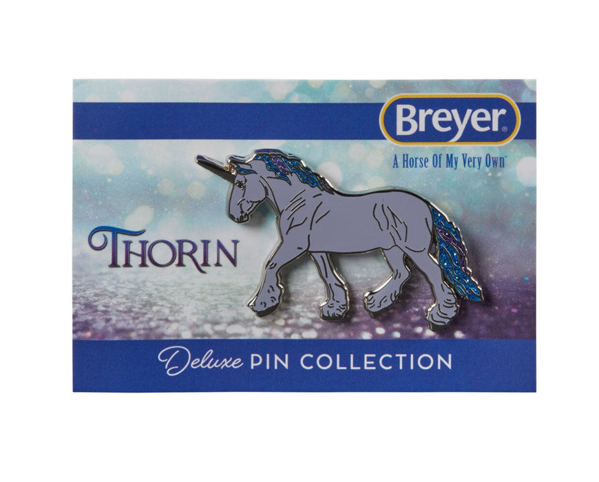 Thorin - Unicorn  | Deluxe Enamel Pin on backer board