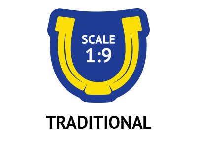 Traditional 1:9 Scale