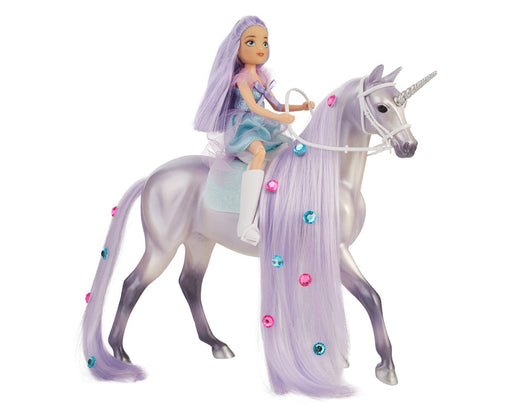Twila riding Moonstone | Magical Unicorn & Rider