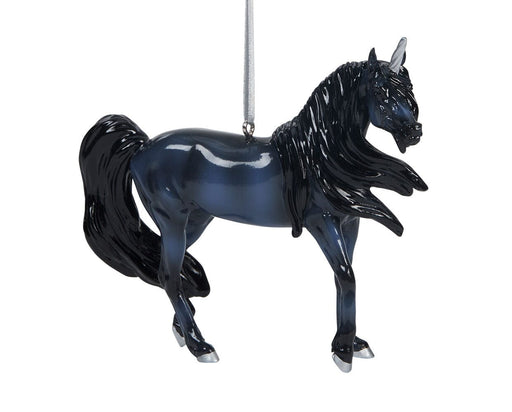 Vespertine | 2026 Unicorn Ornament facing right on a white background