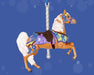 Victory | 2025 Carousel Ornament on blue background