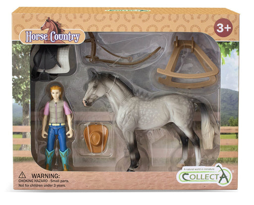 Western Rider and Horse Set in packaging