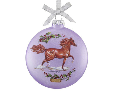 Artist Signature Glass Ornament-Arabian Horses Model Breyer