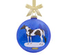 Artist Signature Ornament | Pintos Model Breyer. One side showing, the horse standing on all 4 legs.
