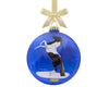 Artist Signature Ornament | Pintos Model Breyer showing one side, the horse rearing.