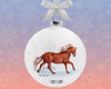 Artist Signature Ornament | Ponies side 2 on background