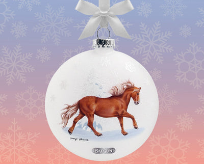 Artist Signature Ornament | Ponies side 2 on background
