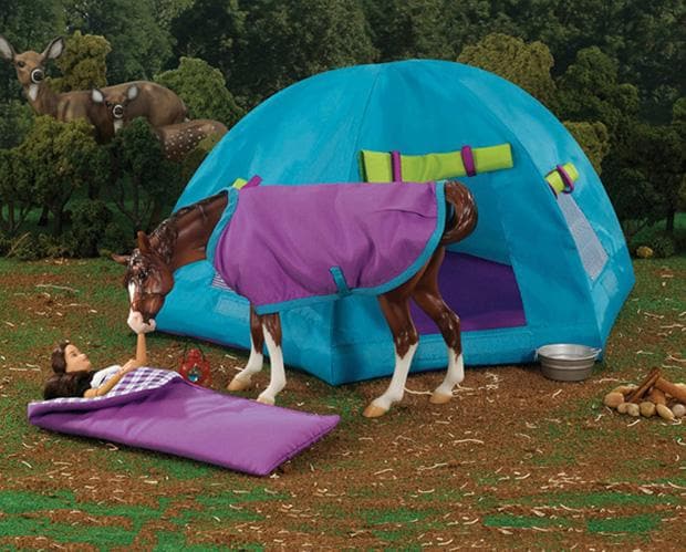 tent horse Breyer Traditional Backcountry Camping Set