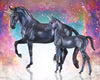 Bellatrix & Spica | Unicorn Mare & Foal Model Breyer 