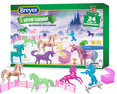 Breyer Advent Calendar | Unicorn Magic Model Breyer. The box with the models on a white background