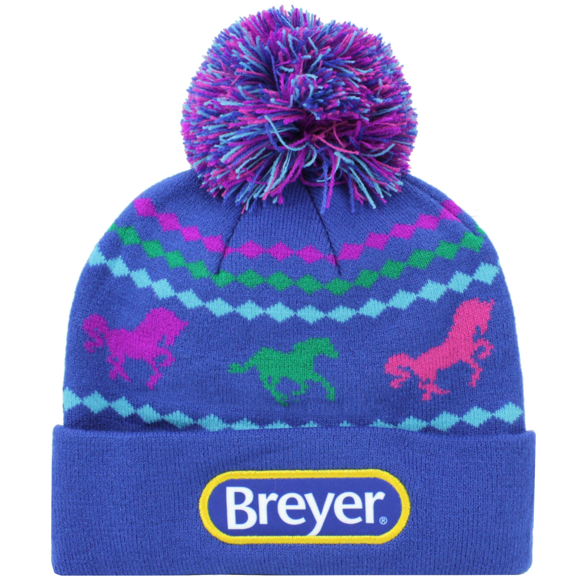 Breyer Blue Pom-Pom Winter Hat