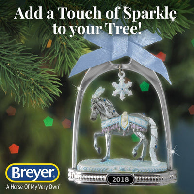 Celestine Holiday Horse Stirrup Ornament Model Breyer