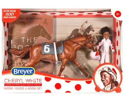 Cheryl White | Rider, Horse, and Book Set Model Breyer