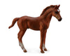 Chestnut Thoroughbred Foal - Standing Model Breyer 