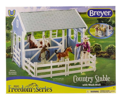 Classics Country Stable with Wash Stall Model Breyer
