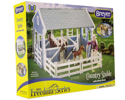Classics Country Stable with Wash Stall Model Breyer