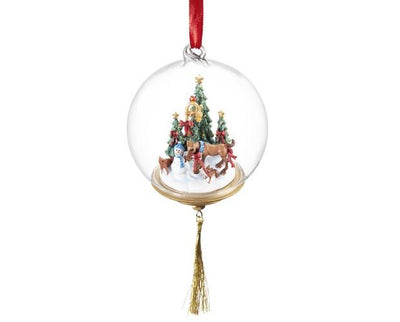 First Holiday Glass Globe Ornament Model Breyer Retired