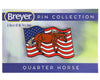 Breyer Horses Quarter Horse on Flag Enamel Pin